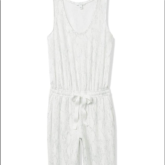 NWT,Daily Ritual,ULTRA Soft Jumpsuit/Romper, Elastic Waist with Tie, Sleeveless - Picture 6 of 16